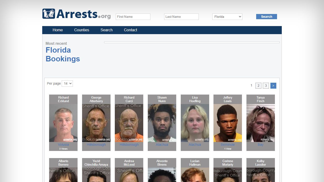 Florida Arrests and Inmate Search